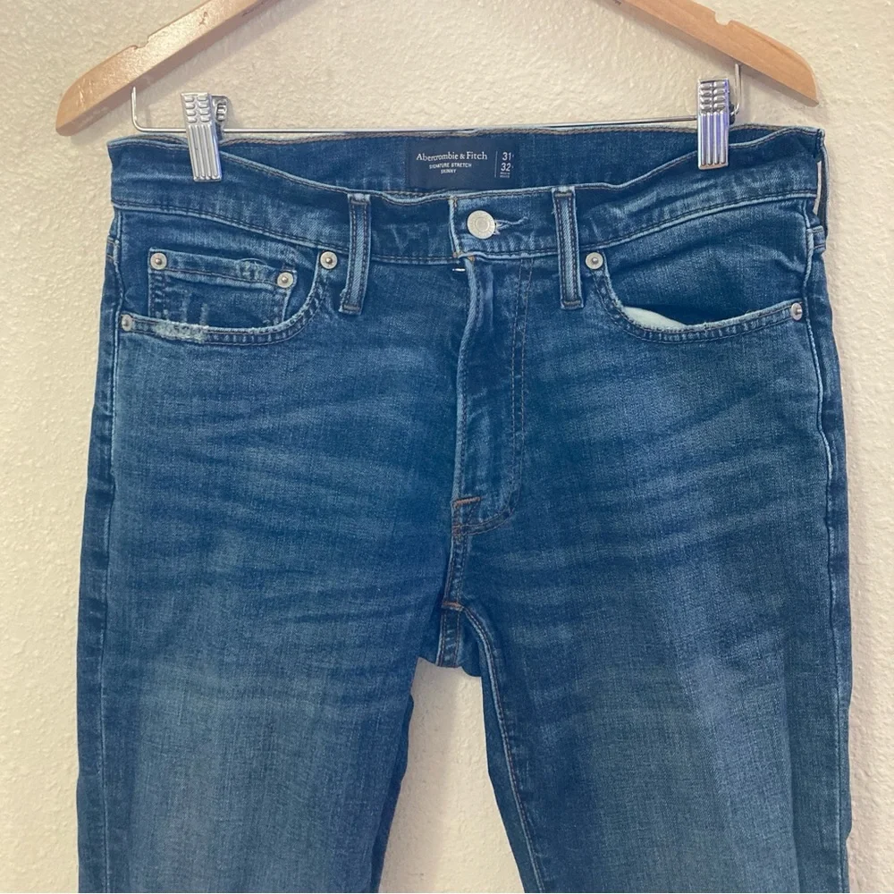 Abercrombie & Fitch Women’s Jeans Signature Strech Skinny 31w 32L - Picture 3 of 16